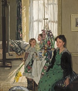 Interior de estudio de Hilda Fearon